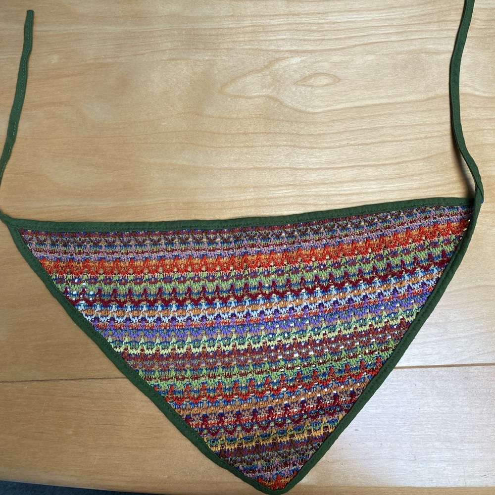 NWOT Colorful Knit Bandana